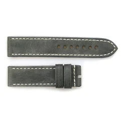 Steinhart Watches Bandjes 22 Mm^Band Vintage Grijze Marineofficier, Maat M