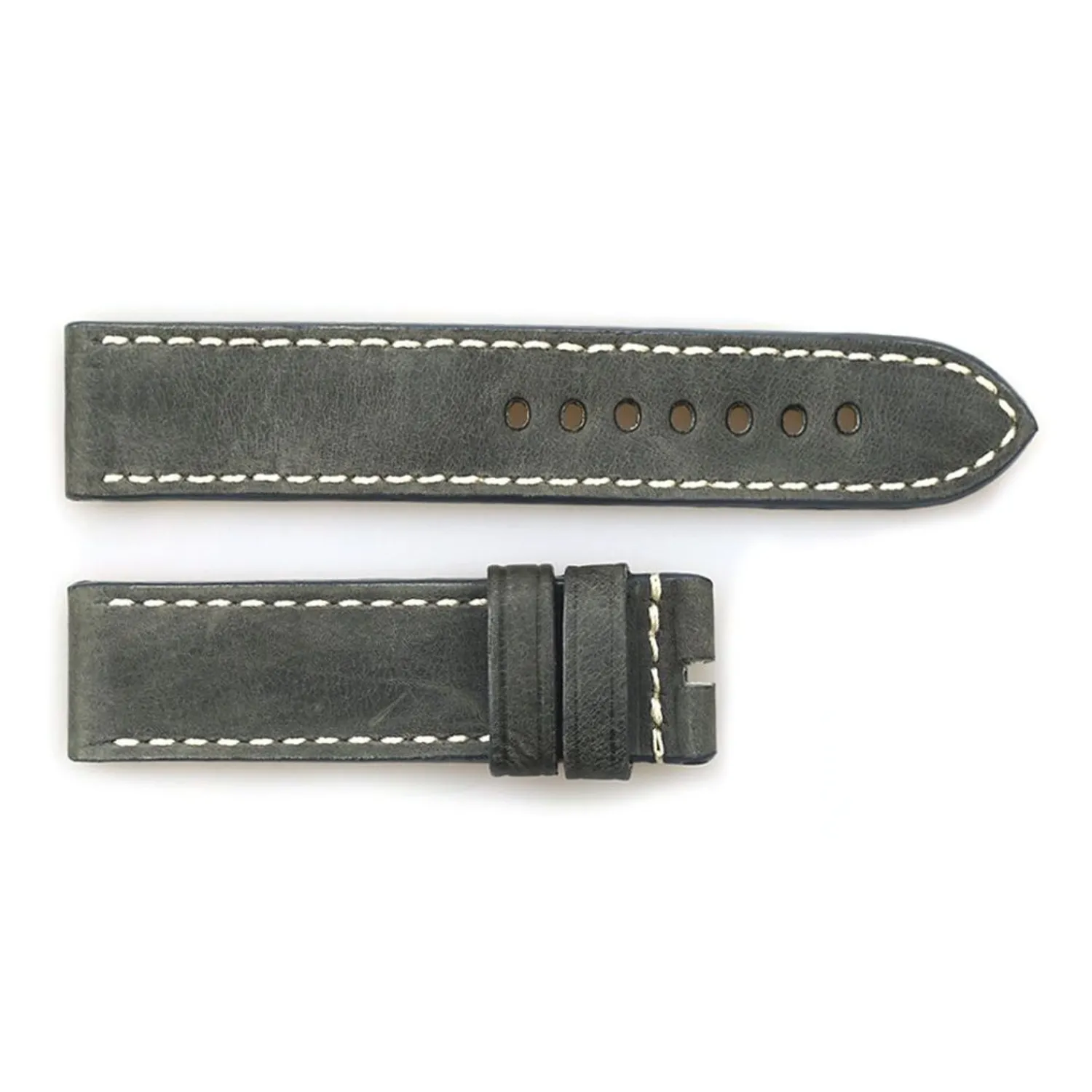 Steinhart Watches Bandjes 22 Mm^Band Vintage Grijze Marineofficier, Maat M
