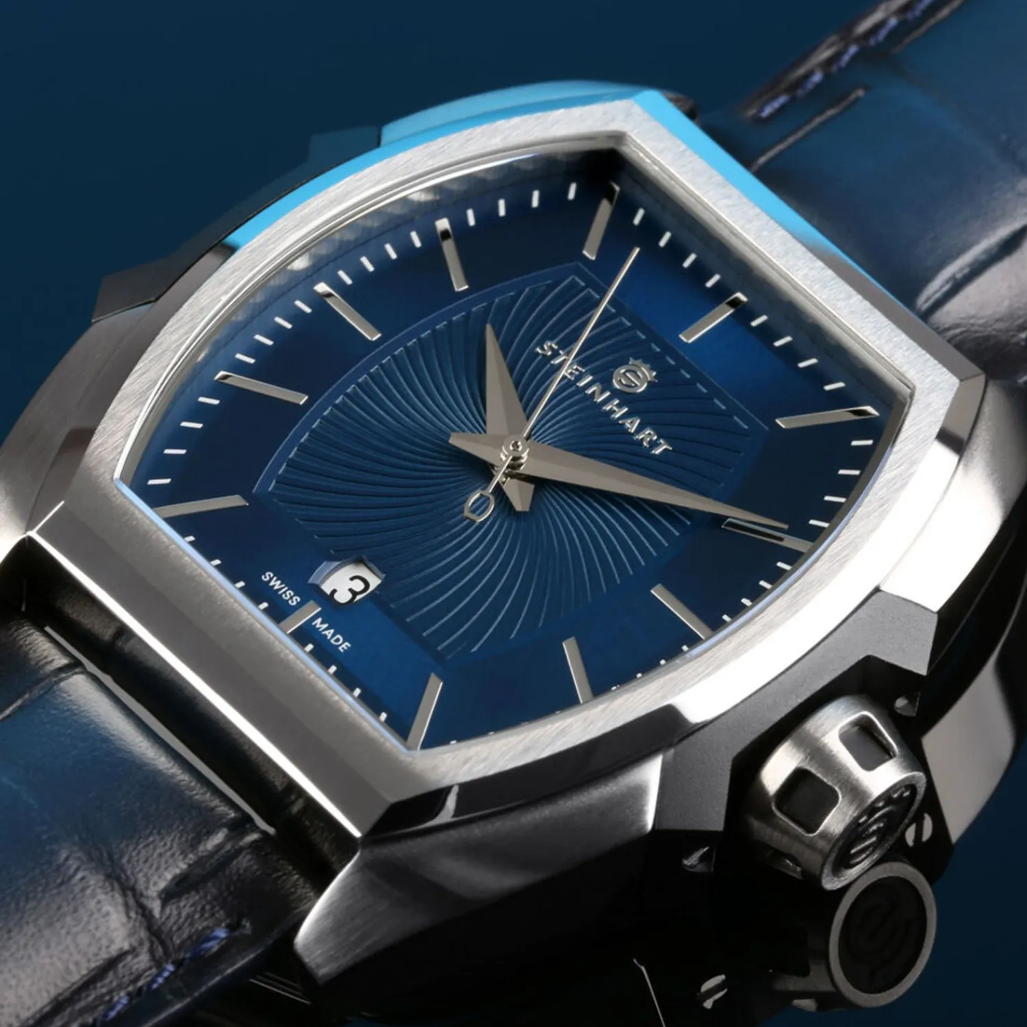 Steinhart Watches Premium Lijn^Barrique Classique Blauw