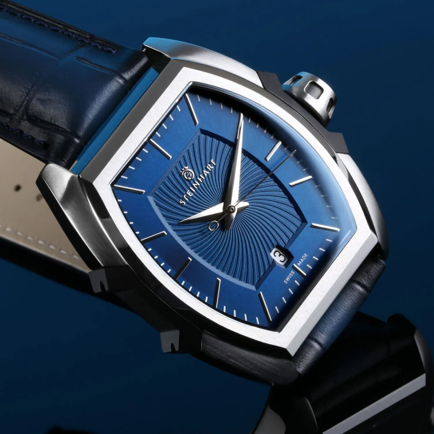 Steinhart Watches Premium Lijn^Barrique Classique Blauw