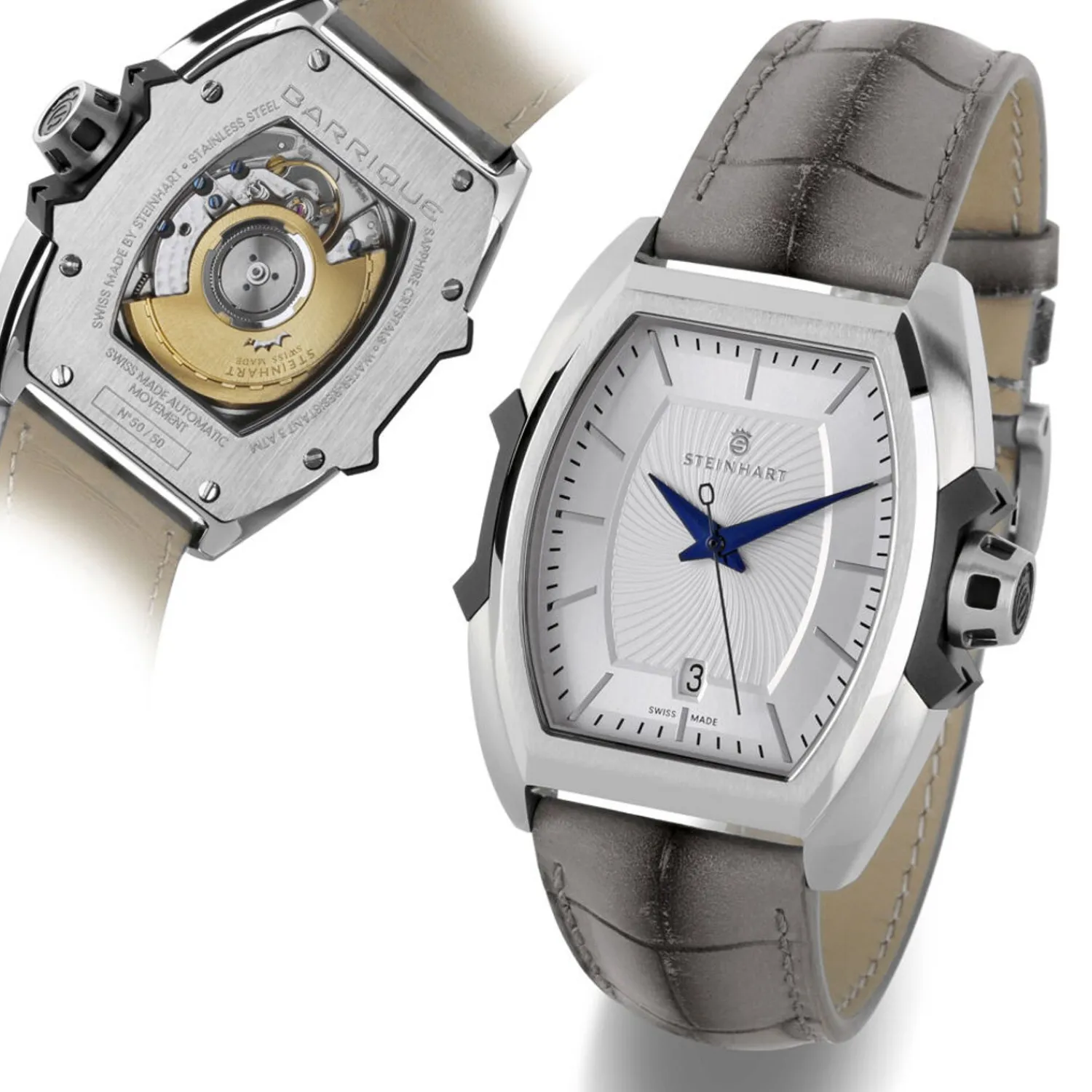 Steinhart Watches Premium Lijn^Barrique Classique Zilver