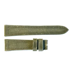 Steinhart Watches Bandjes 22 Mm^Canvas Band Vintage Groen Maat Xs