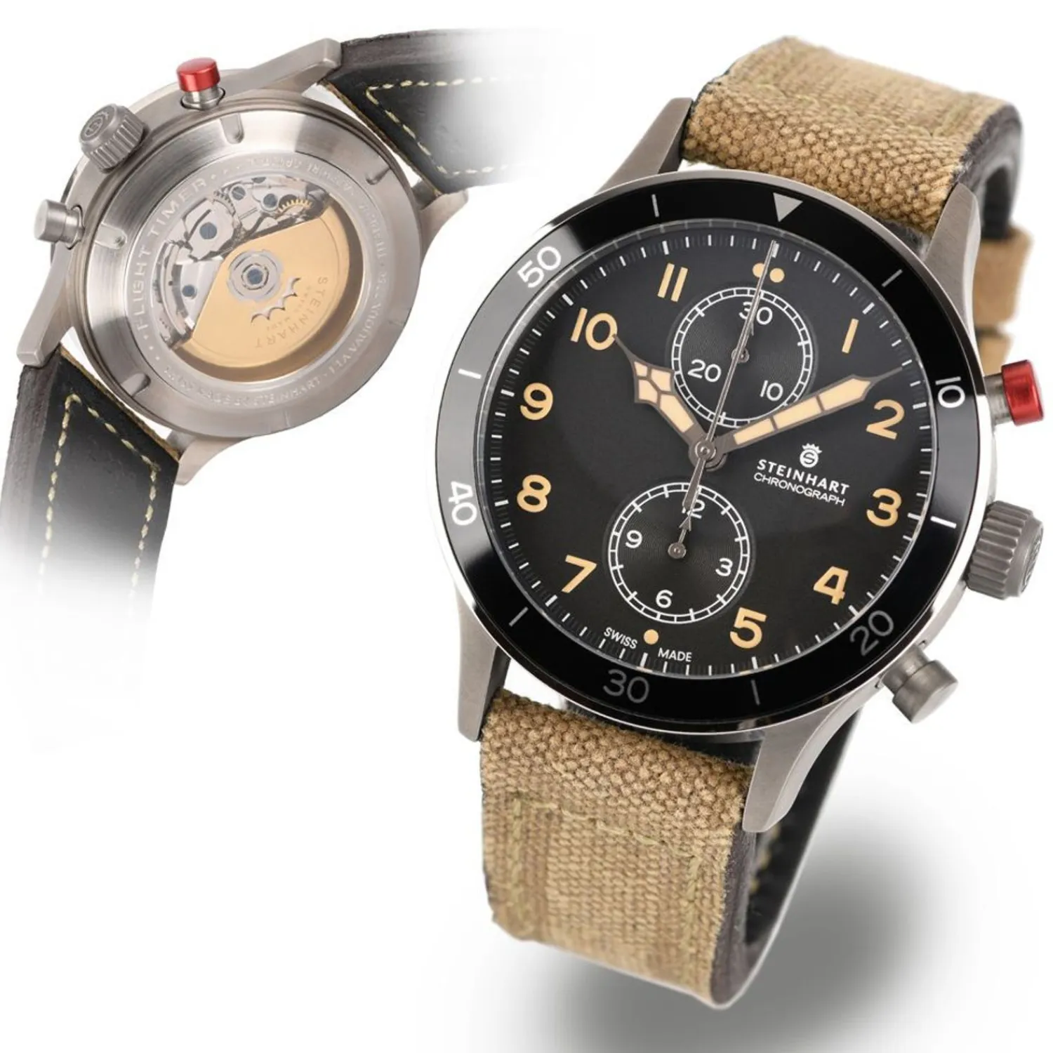 Steinhart Watches Chronografen^Flighttimer Vintage Militair
