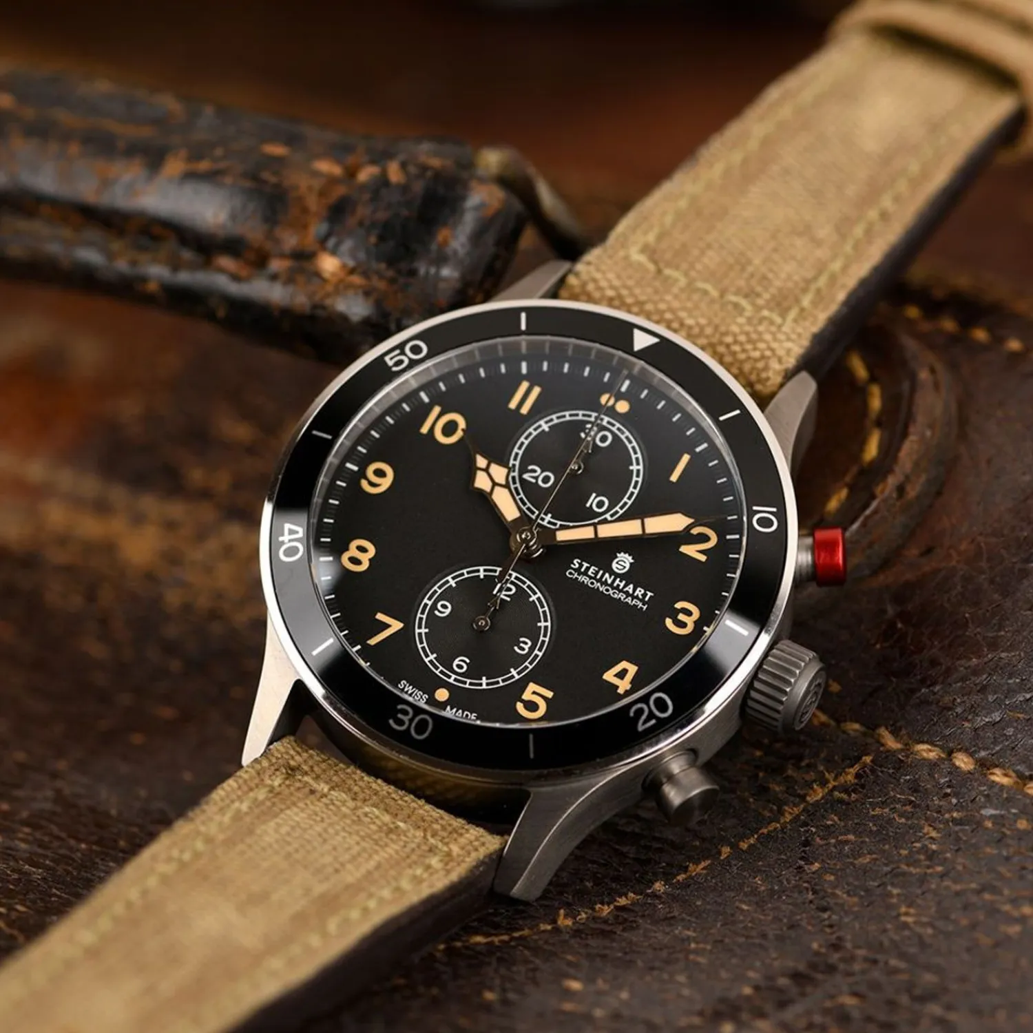 Steinhart Watches Chronografen^Flighttimer Vintage Militair