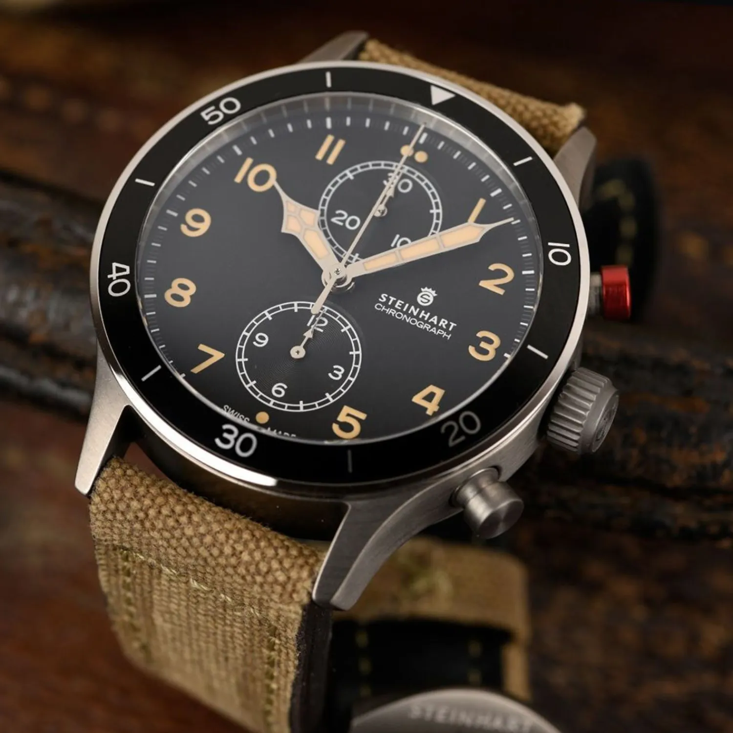 Steinhart Watches Chronografen^Flighttimer Vintage Militair