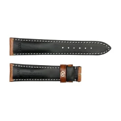 Steinhart Watches Bandjes 22 Mm^Lederband Braun Fur Flight Timer Wit Grose L
