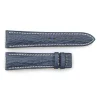 Steinhart Watches Bandjes 22 Mm^Leren Band Blauw Voor Marine Chronograaf Maat S