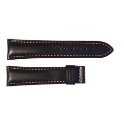 Steinhart Watches Bandjes 22 Mm^Leren Band Blauw Voor Racetimer Maat L