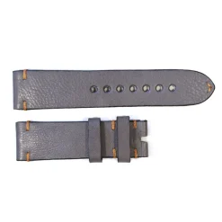 Steinhart Watches Bandjes 24 Mm^Leren Band Grijs Voor Triton Titan Maat S