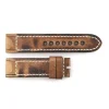 Steinhart Watches Bandjes 24 Mm^Leren Band Vintage Bruin Voor Militair 47 Maat L