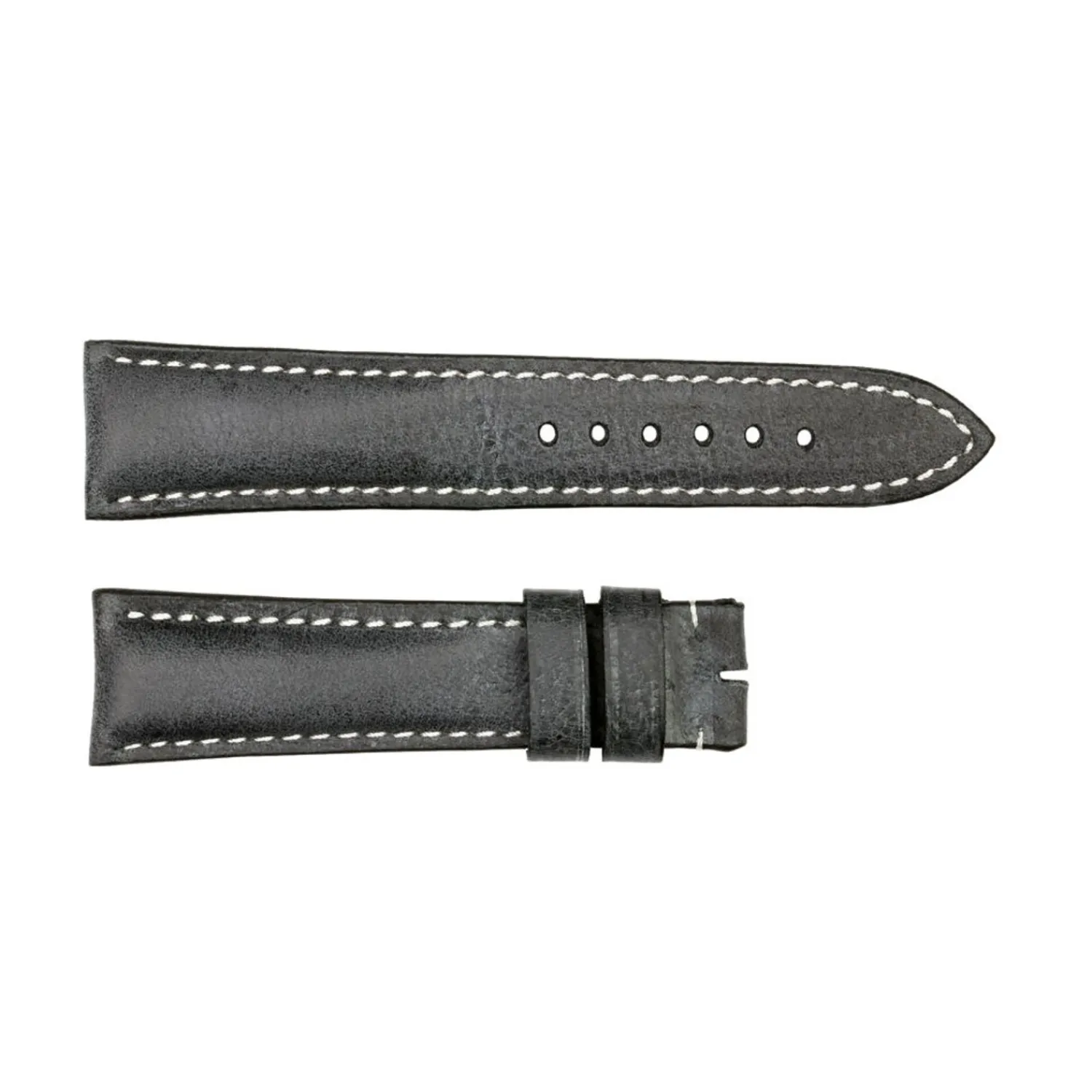 Steinhart Watches Bandjes 22 Mm^Leren Band Voor Grijze Editie Grose S