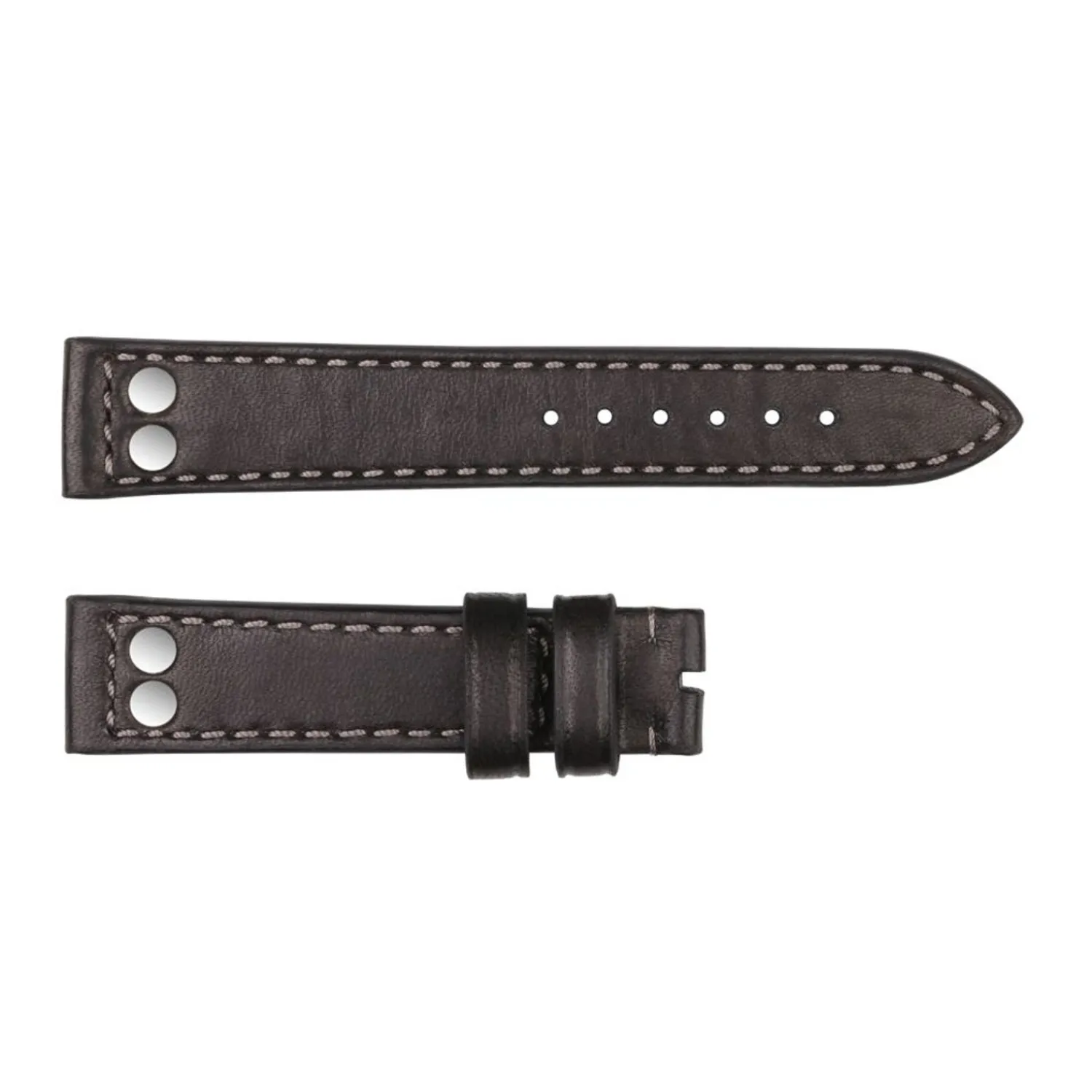 Steinhart Watches Bandjes 20 Mm^Leren Band Voor Nav B Chrono 42 Maat L