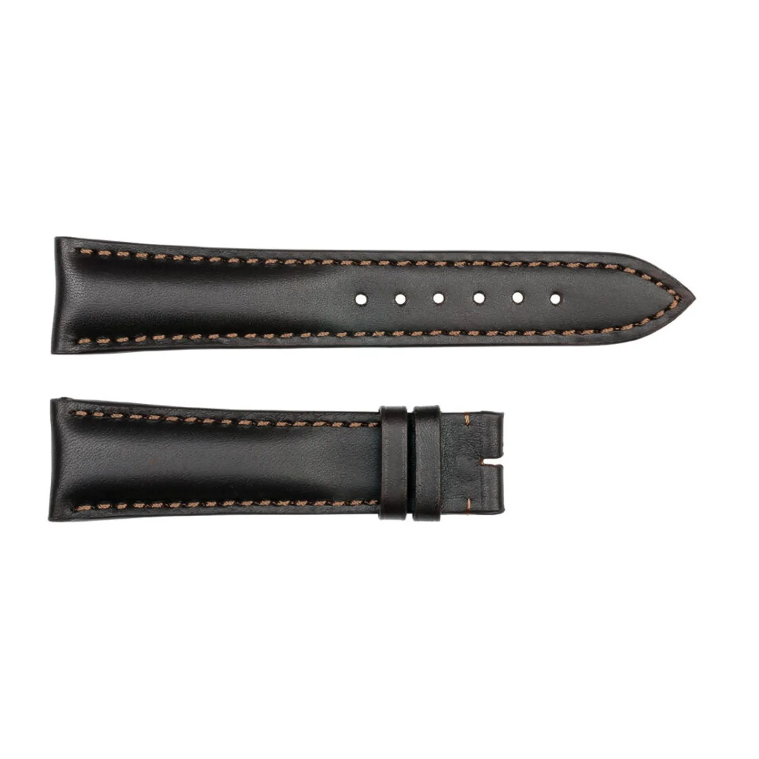 Steinhart Watches Bandjes 22 Mm^Leren Band Voor Nav B 44 Titan Dualtime Maat S