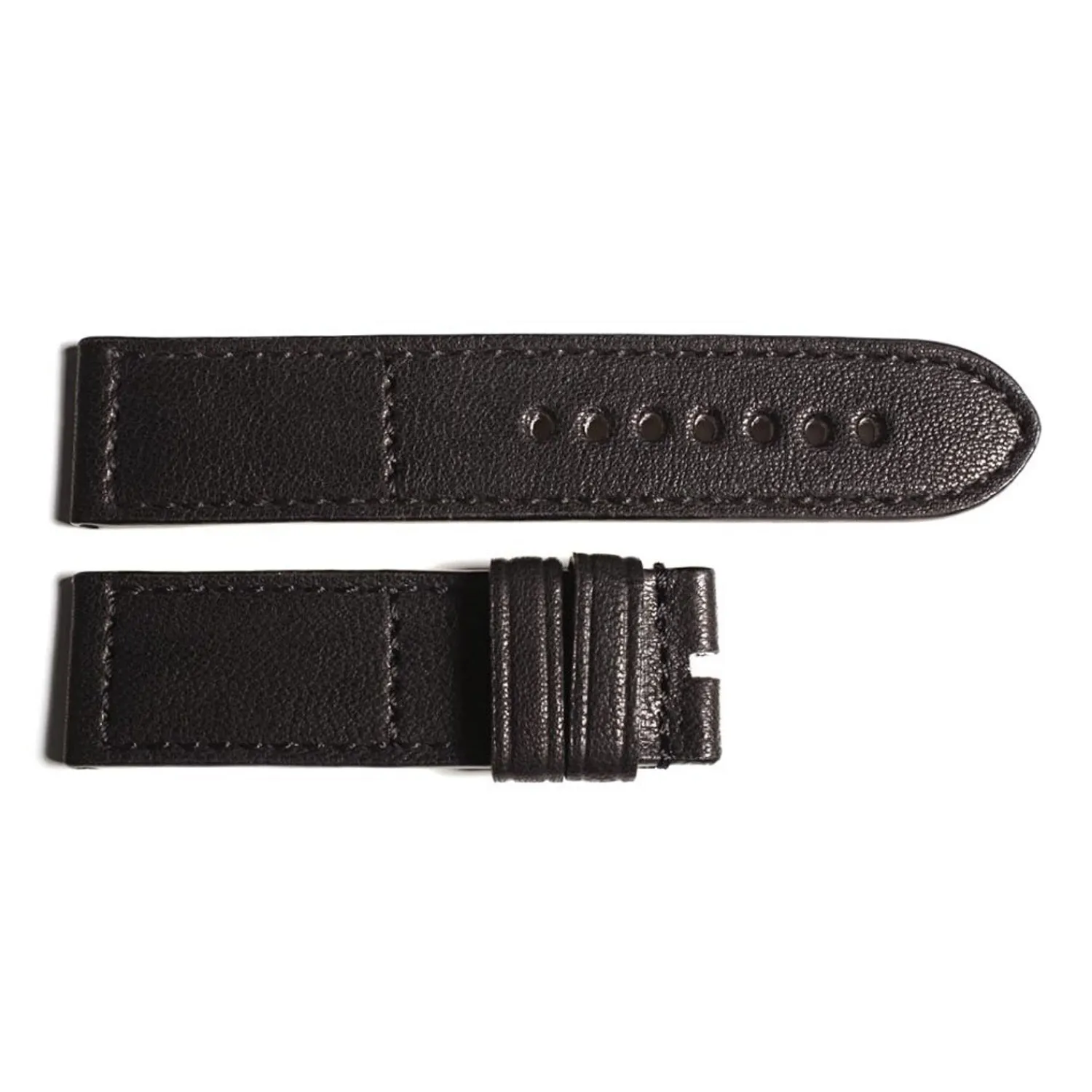 Steinhart Watches Bandjes 24 Mm^Leren Band Zwart Maat S