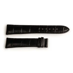 Steinhart Watches Bandjes 20 Mm^Leren Band Zwart Marine 38 Maat M