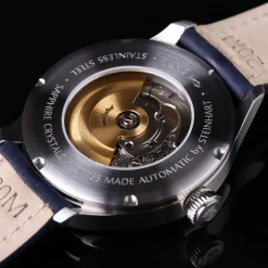 Steinhart Watches Maritieme Horloges^Mariene Maanfase Blauw