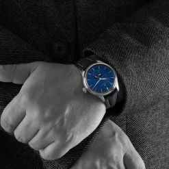 Steinhart Watches Maritieme Horloges^Mariene Maanfase Blauw