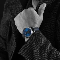 Steinhart Watches Maritieme Horloges^Mariene Maanfase Blauw