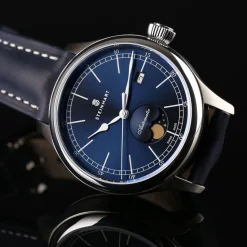 Steinhart Watches Maritieme Horloges^Mariene Maanfase Blauw