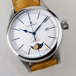 Steinhart Watches Maritieme Horloges^Mariene Maanfase Zilver