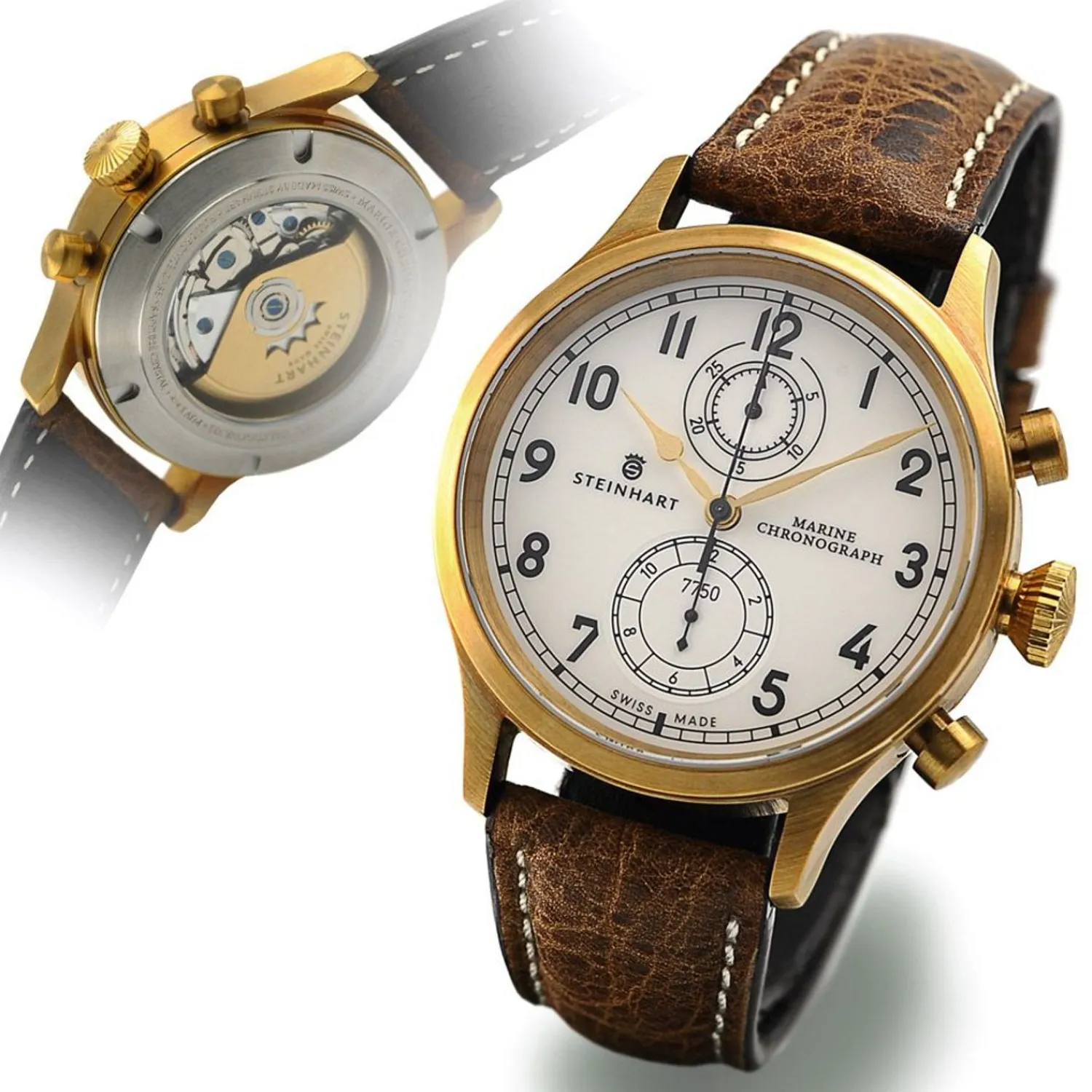 Steinhart Watches Chronografen^Marine-Chronograaf Brons Premium