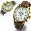 Steinhart Watches Premium Lijn^Marinechronograaf Brons Premium Romisch