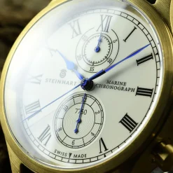Steinhart Watches Premium Lijn^Marinechronograaf Brons Premium Romisch