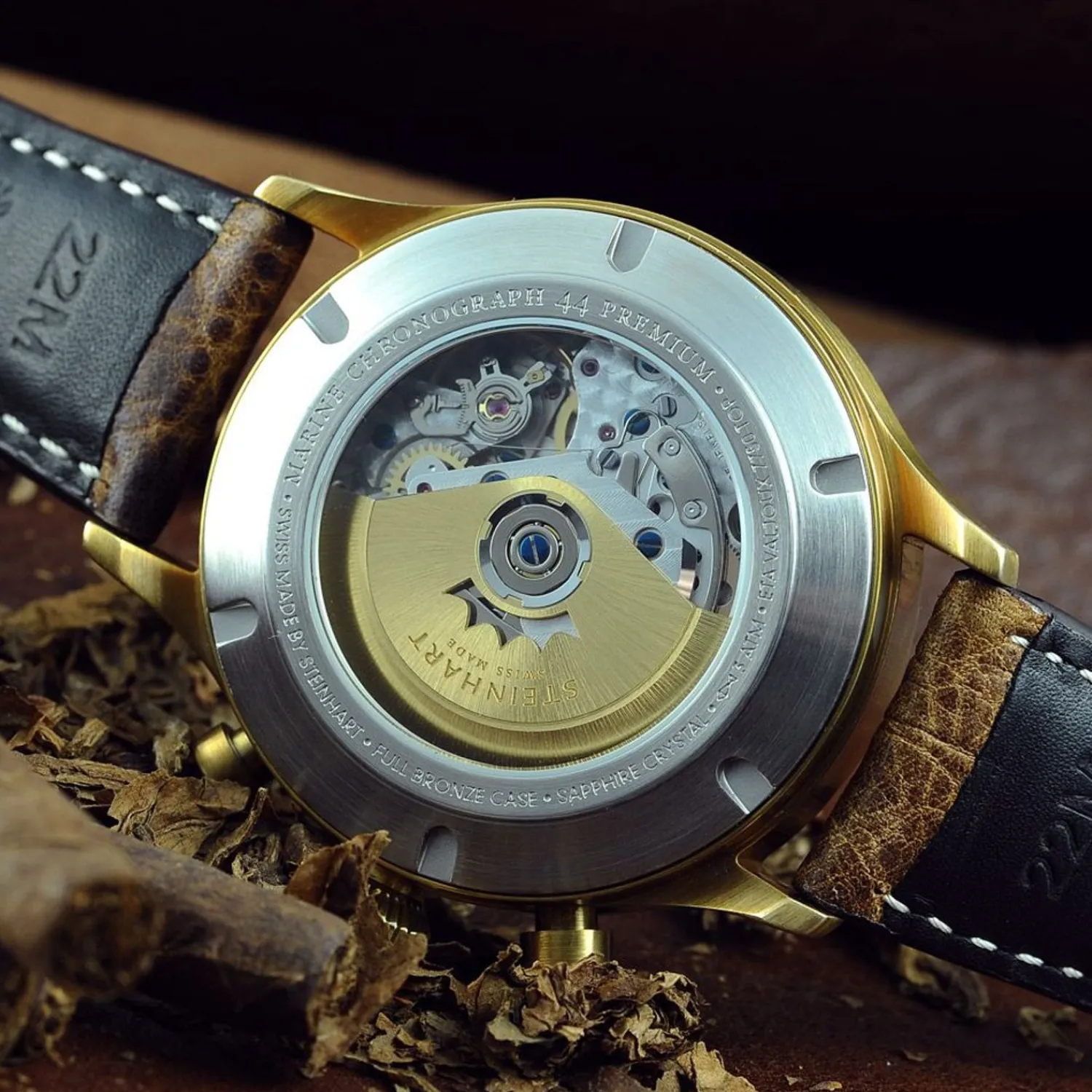 Steinhart Watches Maritieme Horloges^Marine-Chronograaf Brons Premium