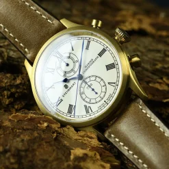 Steinhart Watches Maritieme Horloges^Marinechronograaf Brons Premium Romisch