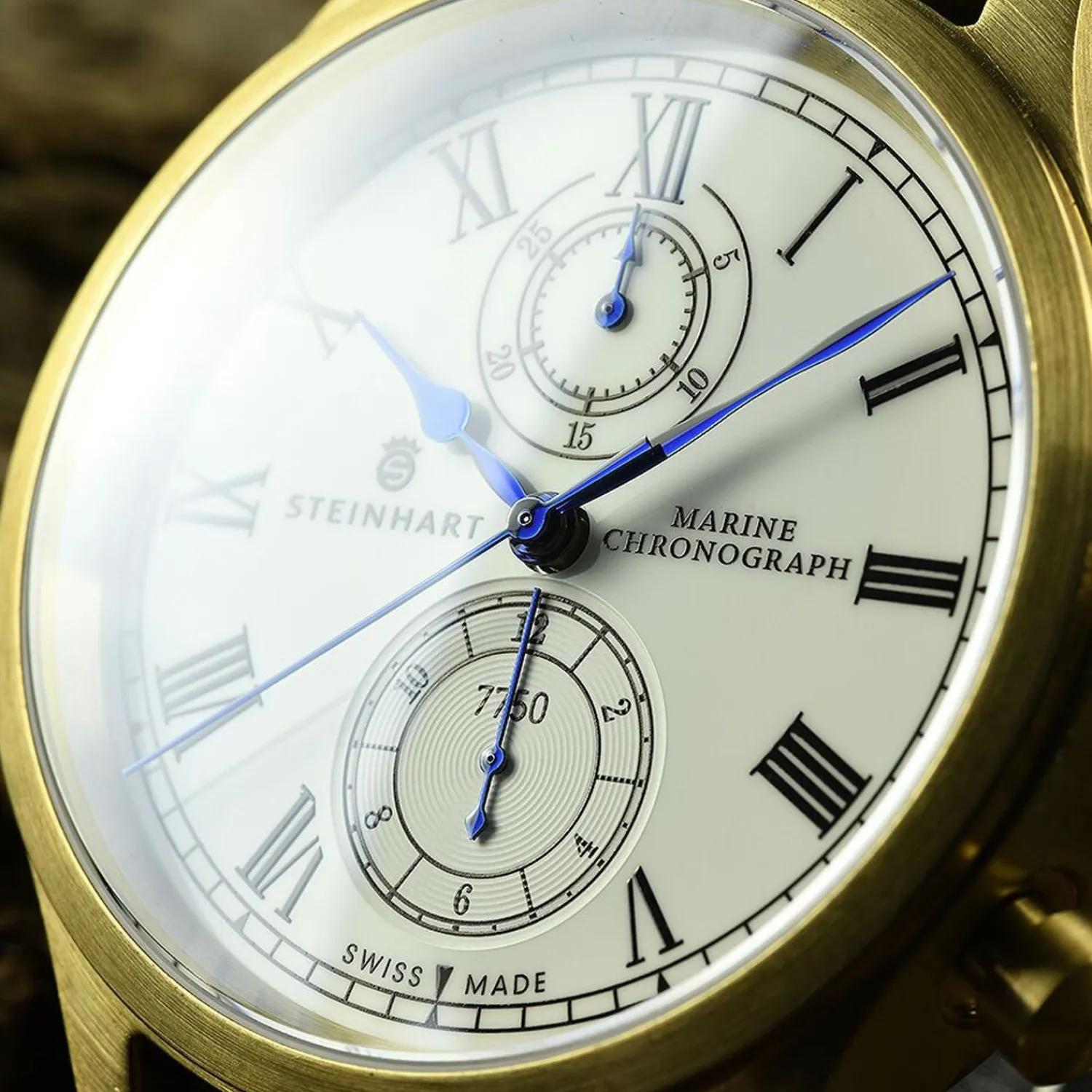 Steinhart Watches Maritieme Horloges^Marinechronograaf Brons Premium Romisch