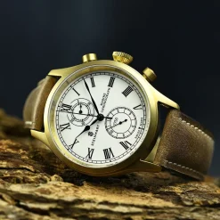 Steinhart Watches Maritieme Horloges^Marinechronograaf Brons Premium Romisch