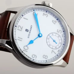 Steinhart Watches Maritieme Horloges^Marine Chronometer 42 Wit Arabisch