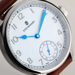 Steinhart Watches Maritieme Horloges^Marine Chronometer 42 Wit Arabisch