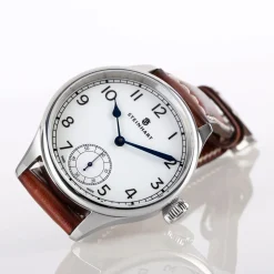 Steinhart Watches Maritieme Horloges^Marine Chronometer 42 Wit Arabisch