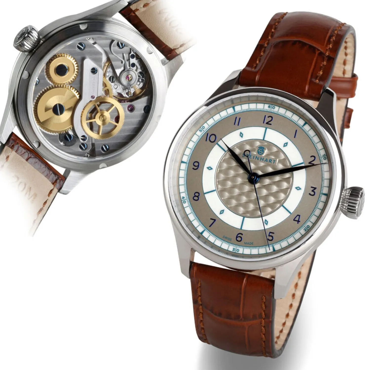 Steinhart Watches Beperkte Editie^Marine Limited Edition Zilver