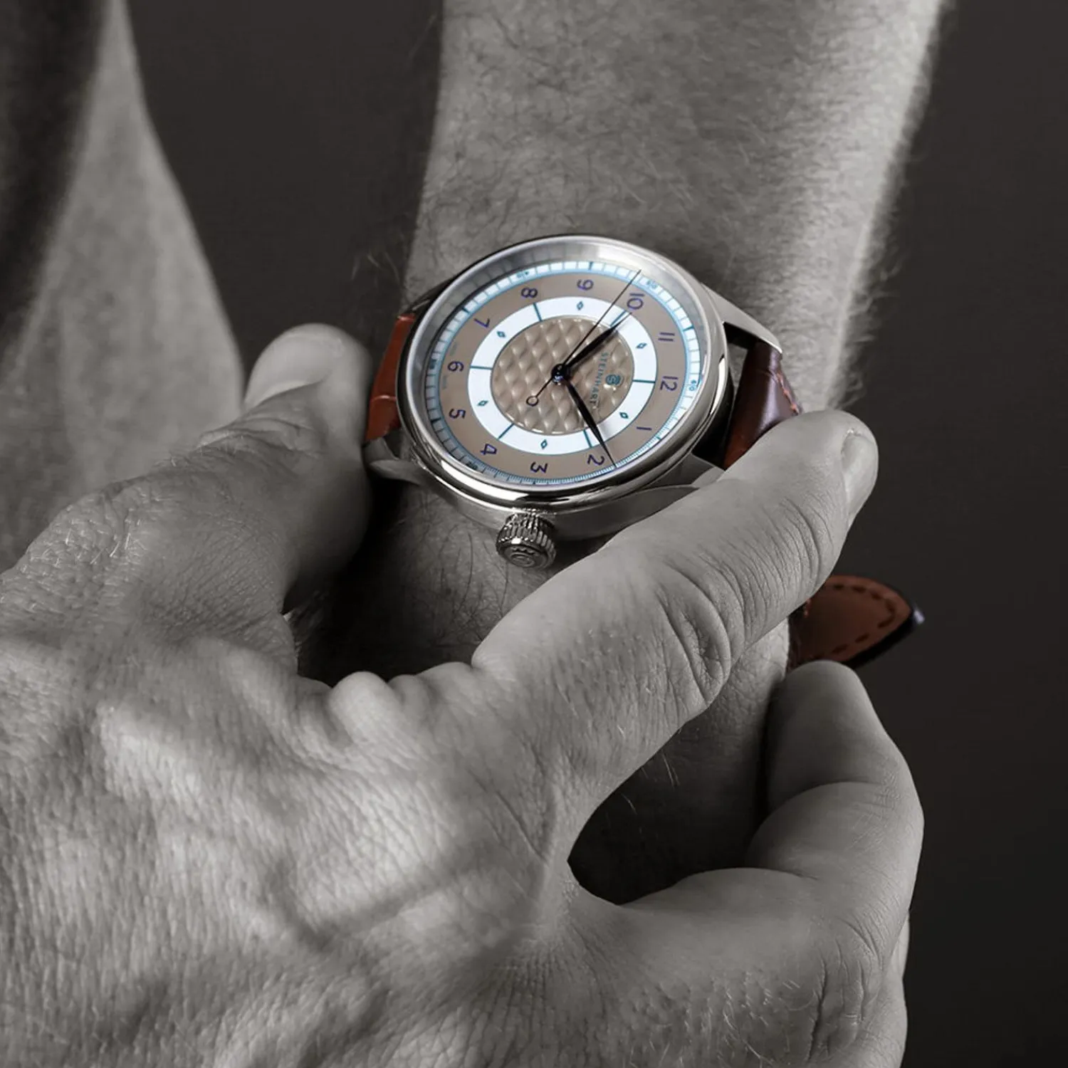 Steinhart Watches Beperkte Editie^Marine Limited Edition Zilver