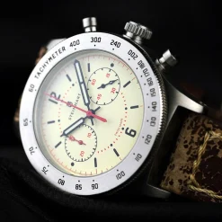 Steinhart Watches Maritieme Horloges^Marineofficier Beige