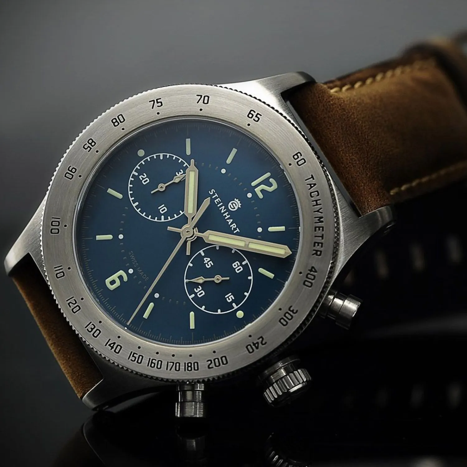 Steinhart Watches Maritieme Horloges^Marineofficier Blauw