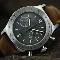 Steinhart Watches Chronografen^Marineofficier Grau