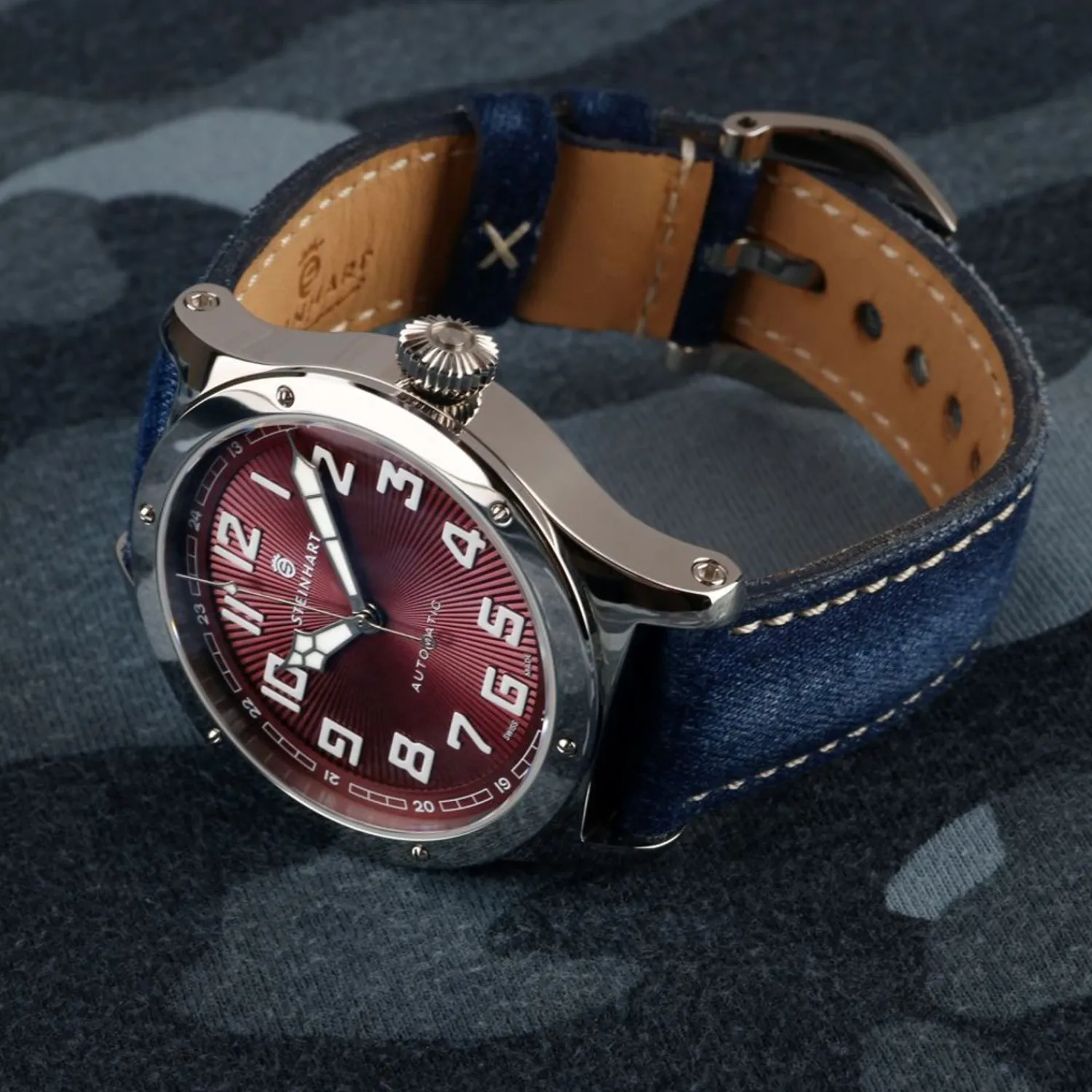 Steinhart Watches Verdere Modellen^Militair 47 Automatisch Rood