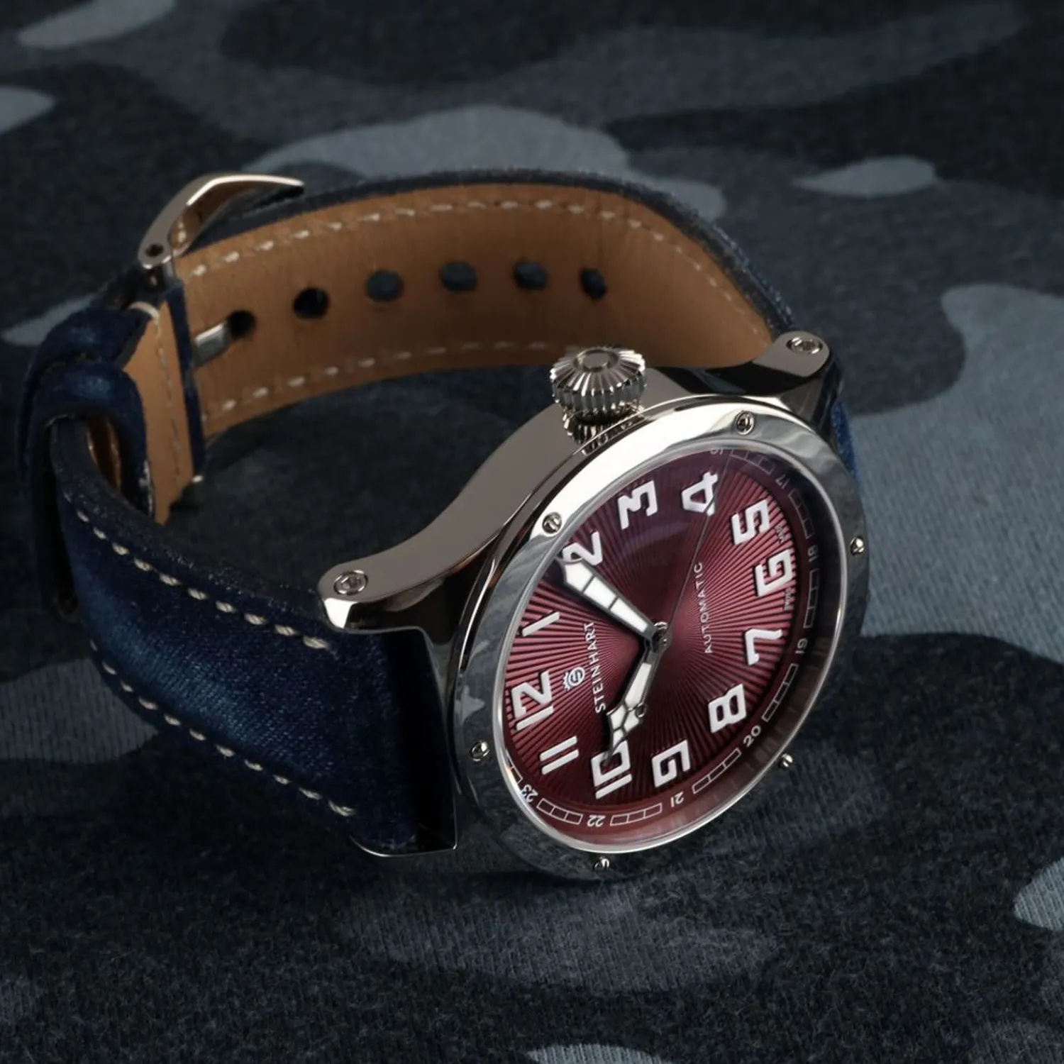 Steinhart Watches Verdere Modellen^Militair 47 Automatisch Rood