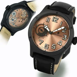 Steinhart Watches Beperkte Editie^Militaire 47 St1 Pink Gold Ltd.-Editie