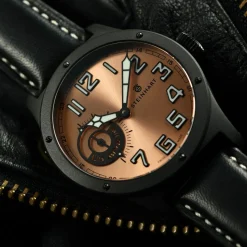 Steinhart Watches Beperkte Editie^Militaire 47 St1 Pink Gold Ltd.-Editie