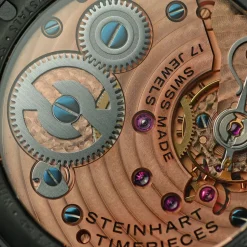 Steinhart Watches Beperkte Editie^Militaire 47 St1 Pink Gold Ltd.-Editie