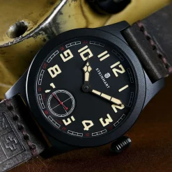 Steinhart Watches Verdere Modellen^Militair 42 Handopwinder Zwart
