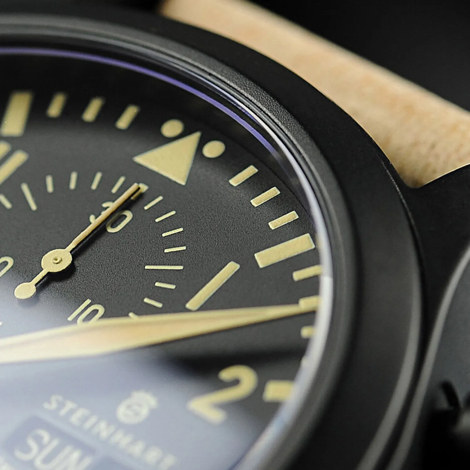Steinhart Watches Chronografen^Nav B Chrono Ii Zwart Dlc