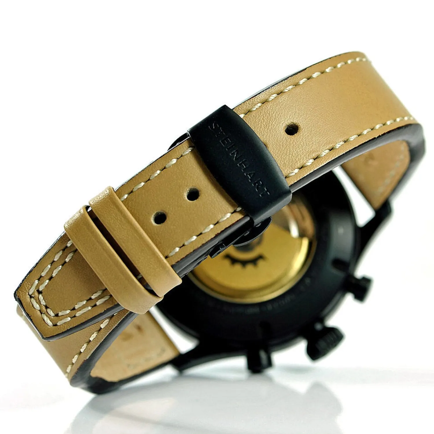 Steinhart Watches Pilotenhorloges^Nav B Chrono Ii Zwart Dlc