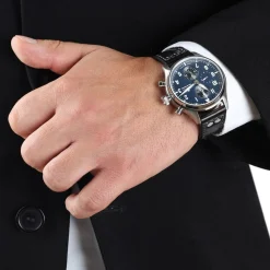 Steinhart Watches Chronografen^Nav.B-Chrono 42 Klassiek A-Type Blauw