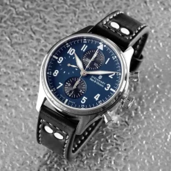 Steinhart Watches Chronografen^Nav.B-Chrono 42 Klassiek A-Type Blauw