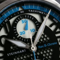 Steinhart Watches Chronografen^Nav.B-Chrono 42 Skeletblauw